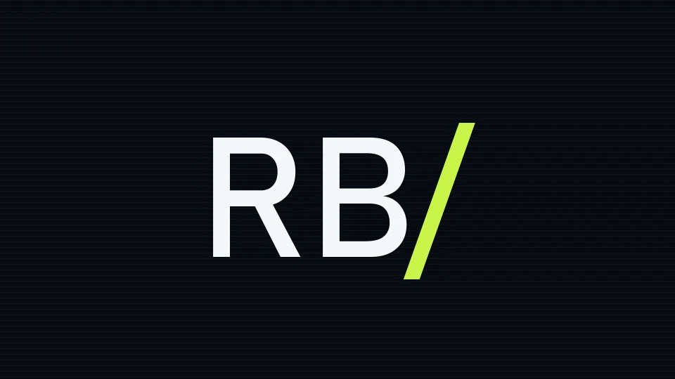 Monogramma RB/ del portfolio Renato Brunetti